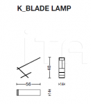 Настольная лампа K_BLADE LAMP Riva 1920