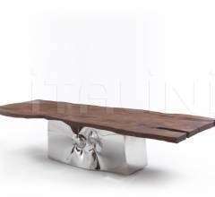 Стол обеденный KAURI RIFLESSI MILLENARI Стол обеденный KAURI RIFLESSI MILLENARI фабрика Riva 1920