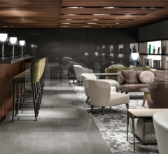 Итальянские Рестораны/Бары - Барный стул Aston фабрика Minotti