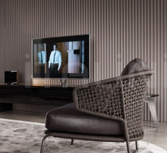 Итальянские Кресла - Кресло Aston Cord Indoor фабрика Minotti