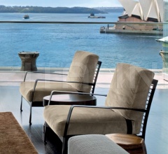 Итальянские Гостиная - Кресло Richards фабрика Minotti