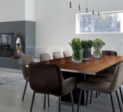 Итальянские Стулья, табуреты - Стул с подлокотниками Flavin фабрика Minotti