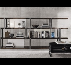 Итальянские Гостиная - Книжный стеллаж Dalton Итальянские Гостиная - Книжный стеллаж Dalton фабрика Minotti