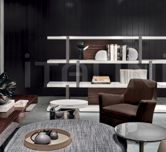 Итальянские Гостиная - Книжный стеллаж Dalton Итальянские Гостиная - Книжный стеллаж Dalton фабрика Minotti