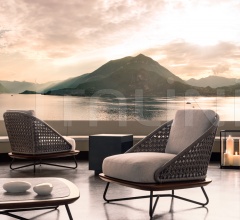 Итальянские Уличные кресла - Кресло Rivera Итальянские Уличные кресла - Кресло Rivera фабрика Minotti