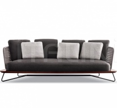 Итальянские Уличная мебель - Диван Rivera Итальянские Уличная мебель - Диван Rivera фабрика Minotti