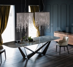 Стол обеденный Skorpio Keramik Стол обеденный Skorpio Keramik фабрика Cattelan Italia