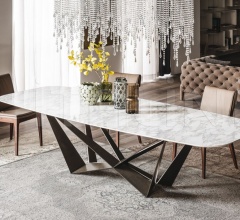 Стол обеденный Skorpio Keramik Стол обеденный Skorpio Keramik фабрика Cattelan Italia