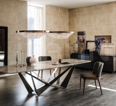 Стол обеденный Skorpio Keramik Стол обеденный Skorpio Keramik фабрика Cattelan Italia