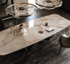Стол обеденный Skorpio Keramik Стол обеденный Skorpio Keramik фабрика Cattelan Italia