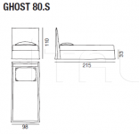 Кровать Ghost 80.S Gervasoni