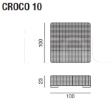 Журнальный столик Croco 10 Gervasoni