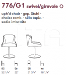 Барный стул Miura 776/G1 Potocco