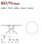 Стол обеденный Torso 837/T4 Potocco