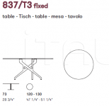 Стол обеденный Torso 837/T3 Potocco