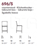 Барный стул Alin 696/S Potocco