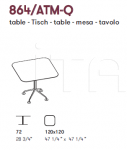 Барный стол Aria 864/ATM-Q Potocco