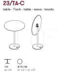 Барный стол Polo 23/TA-C Potocco