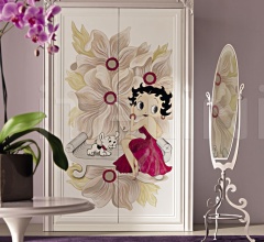 Итальянские Спальни - Шкаф гардеробный Clara 503 фабрика CorteZari