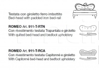 Кровать Romeo 911-T-RCA CorteZari