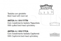 Кровать Antea 910-T-TTN CorteZari
