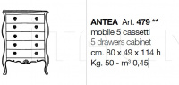 Высокий комод Antea 479 CorteZari
