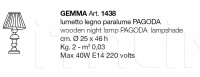 Настольный светильник Gemma 1438 CorteZari