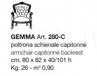 Кресло Gemma 280-C CorteZari