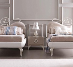 Итальянские Кровати - Кровать Maya Sinistro 933SX-T фабрика CorteZari