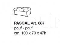 Пуф Pascal 687 CorteZari