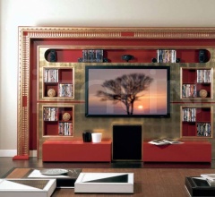 Стойка под TV THE WALL HOME CINEMA ART DECO Стойка под TV THE WALL HOME CINEMA ART DECO фабрика Vismara Design