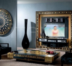 Стойка под TV THE FRAME HOME CINEMA GOLD EYES фабрика Vismara Design