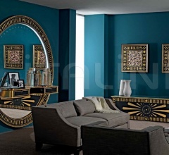 Консоль STAR GATE BIG MIRROR GOLD EYES фабрика Vismara Design