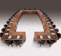 Итальянские Столы для конференц зала - Стол Leonardo Meeting Итальянские Столы для конференц зала - Стол Leonardo Meeting фабрика Elledue