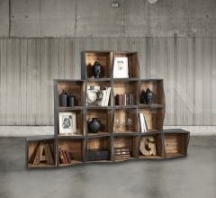 Книжный стеллаж-элемент DB004460 фабрика Dialma Brown