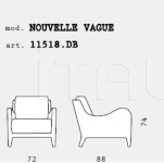 Кресло Nouvelle Vague 11518 Flai