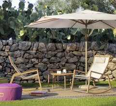 Итальянские Уличные кресла - Кресло-качалка Jingle Rocking Chair Итальянские Уличные кресла - Кресло-качалка Jingle Rocking Chair фабрика Atmosphera