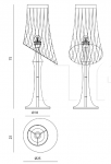 Настольная лампа Tobis IPE Cavalli (Visionnaire)
