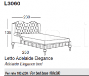 Кровать L3060 Dolfi