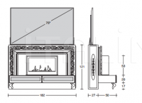 Тумба под TV TV-LIFT & FIRE 182 BAROQUE Vismara Design