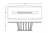 Стол обеденный CAPITAL TABLE-295 Vismara Design