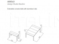 Стол-трансформер ASSOLO Bauline
