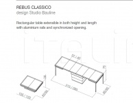 Стол-трансформер REBUS/REBUS CLASSICO Bauline