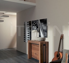 Итальянские Консоли - Стол-консоль трансформер A4 Итальянские Консоли - Стол-консоль трансформер A4 фабрика Ozzio