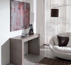 Итальянские Консоли - Стол-консоль трансформер GLASS Итальянские Консоли - Стол-консоль трансформер GLASS фабрика Ozzio