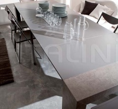 Итальянские Консоли - Стол-консоль трансформер GLASS Итальянские Консоли - Стол-консоль трансформер GLASS фабрика Ozzio