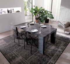 Итальянские Консоли - Стол-консоль трансформер GLASS Итальянские Консоли - Стол-консоль трансформер GLASS фабрика Ozzio