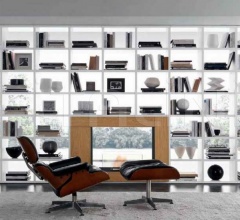 Книжный стеллаж Pari&Dispari - COMP 338 Книжный стеллаж Pari&Dispari - COMP 338 фабрика Presotto