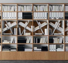 Книжный стеллаж Pari&Dispari - COMP 302 Книжный стеллаж Pari&Dispari - COMP 302 фабрика Presotto