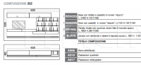 Стенка I-modulART Comp 322 Presotto